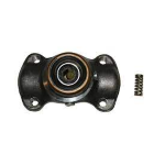 FLANGIA MOZZETTO ALBERI DOPPIA CROCIERA ANTERIORI CJ7 76-86, TJ 97-2002, XJ 84-94, ZJ 93-94, SJ 84-91, CHEVY PICKUPS VARI, FORD BRONCO 70-78 F150/250 76-78, DODGE W100/200/300 74-77