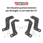 SET RILOCATORI BRACCI ANTERIORI WRANGLER JK 3.5"