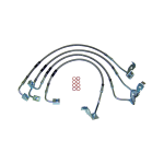 SET TUBI AERONAUTICI 4 PZ. JEEP WRANGLER JK CON RIALZO DA 0 A 6 POLLICI 