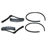 KIT GUARNIZIONI GUIDAVETRO INTERNO VETRO PER CJ 82-86 E YJ, 4 PEZZI
