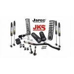 KIT SOSPENSIONI JKS +2,5" WRANGLER JK 2 DR. VER. BASE CON AMMORTIZZATORI JSPEC 