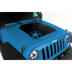 ADESIVO STELLA SUL COFANO JEEP WRANGLER JK 