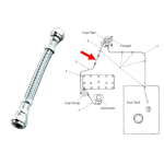 TUBO BENZINA FLESSIBILE MB