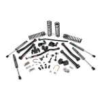 KIT DI RILAZO WRANGLER JK 4 DOOR 3.5" JKS J-KONNECT SENZA AMMORTIZZATTORI