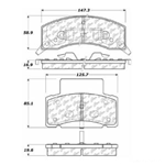 PASTIGLE FRENI IN CERAMICA C/K 2500-3500 90-2002, DODGE RAM 2500-3500 94-99