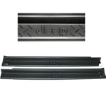 COPPIA BATTITACCHI IN PLASTICA CON MARCHIO JEEP, JK 2 PORTE