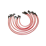 CAVI CANDELLE AMC V8 IN SILICONE DA 10 MM ROSSI PER DIST. HEI O DUI