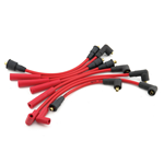 SET CAVI CANDELLE IN SILICONE ROSSO 8 MM AMC 258 4.2 L 79-90