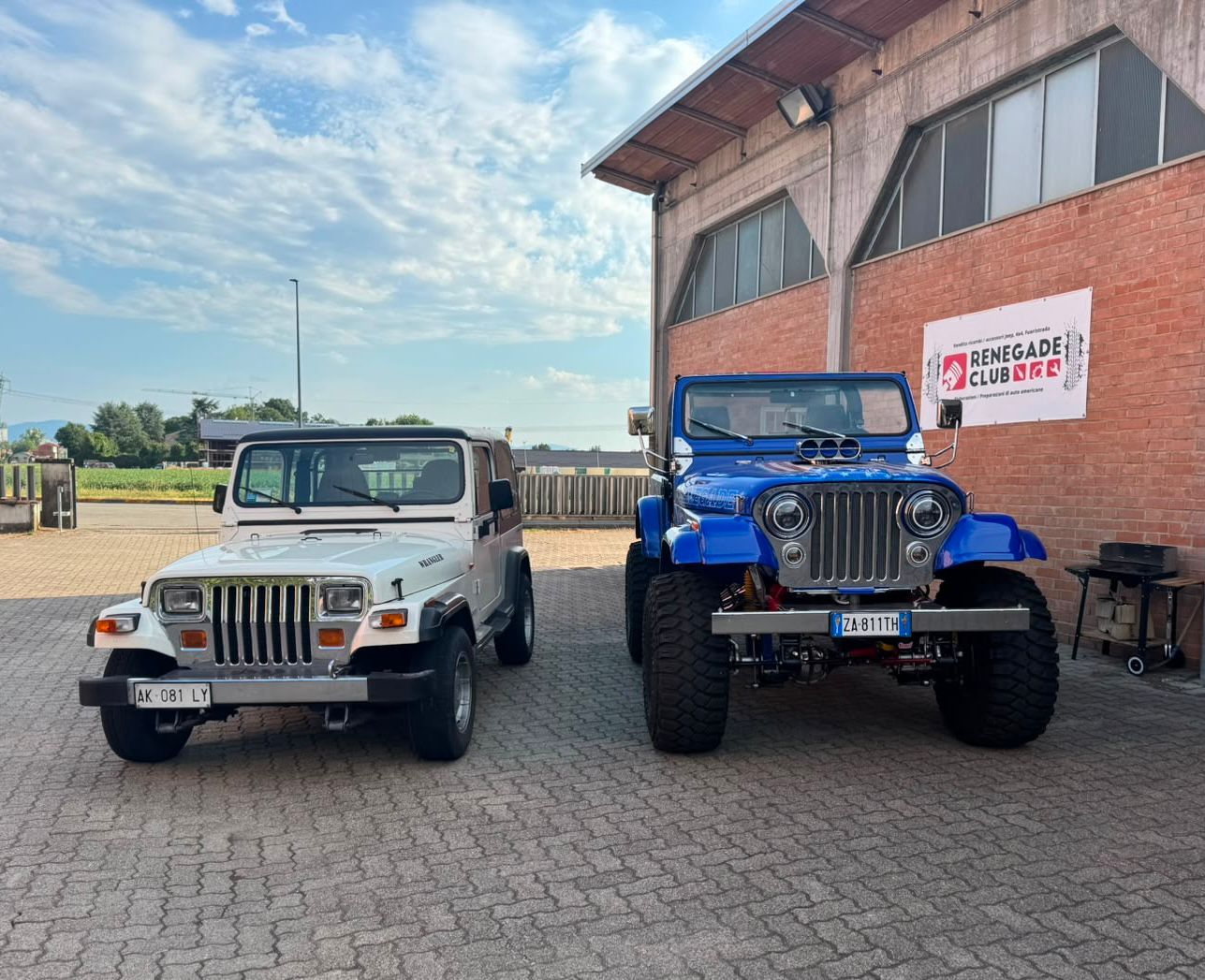 Jeep nell'officina specializzata RENEGADECLUB a Parma